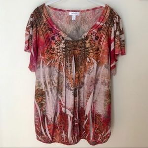 Dress Barn Short Sleeve Top